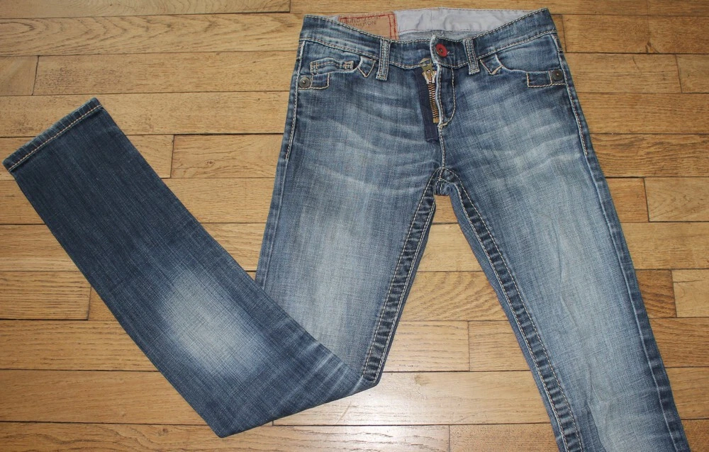 Jupe En Jean United Colors Of Benetton - Taille 38 (W28), Style Mini, Bleue