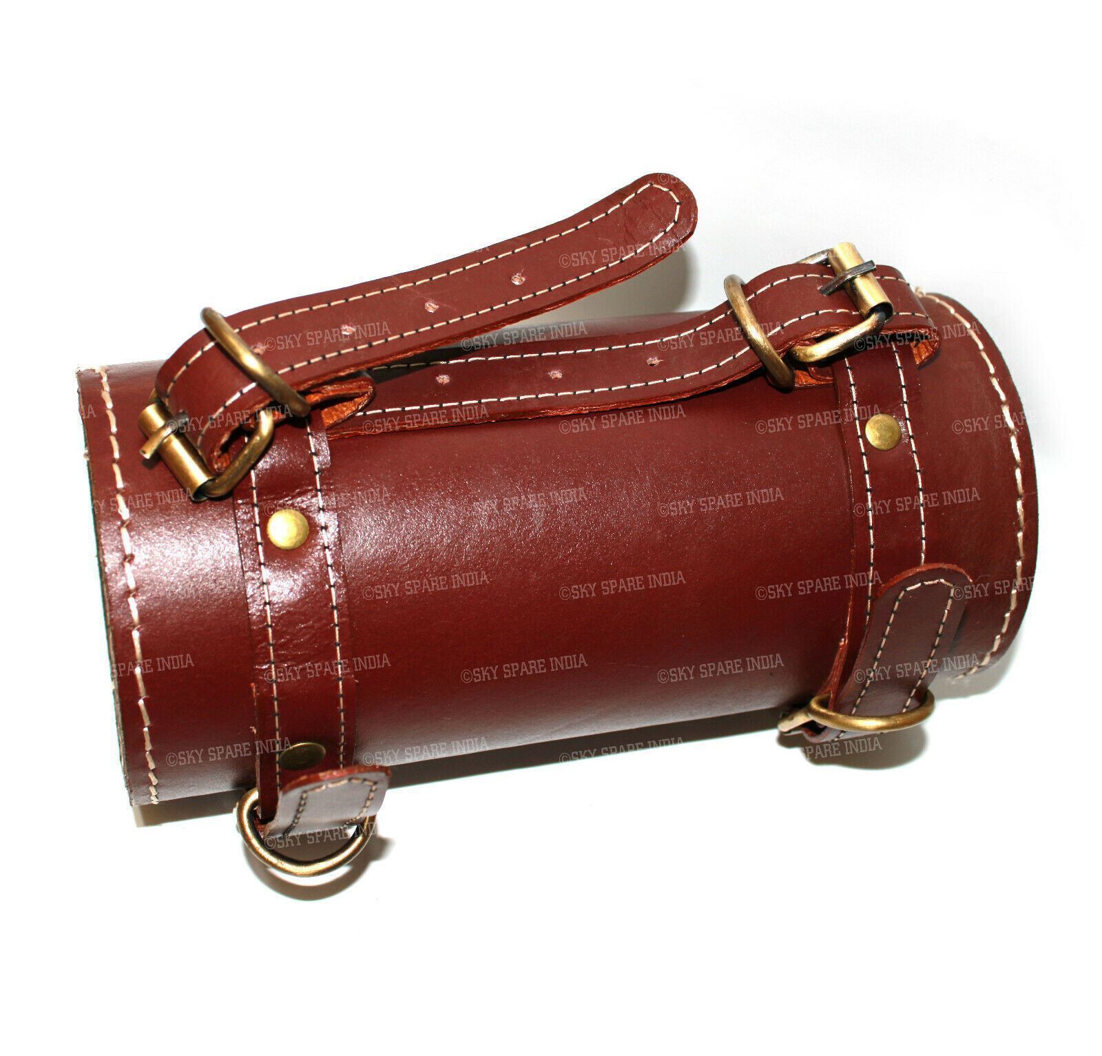 Rouleau à Couteaux En Cuir Pour Chef – Sac à Roulettes, Cuir De Bœuf, 4 Fentes