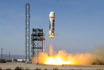 SHEPARD BLUE ORIGIN TAKEOFF BEZOS GLOSSY POSTER PICTURE BANNER PRINT PHOTO 7654