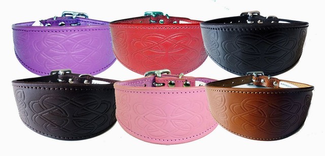 handmade whippet collars