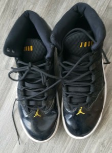 Nike Air Jordan Max Aura Black White Gold Basketball AQ9084 041 size 11 | eBay