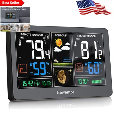 #ad Comprehensive Forecast Station with Barometric Pressure Monitor and Atomic Clock $79.99