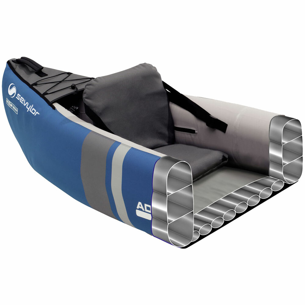 Sevylor Inflatable Adventure Kajak 2 Sitzer Kayak Kanu Boot Touring