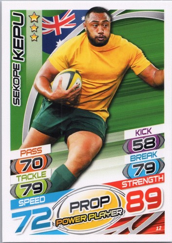 2015 Topps Rugby Attax Base Cards 1-234 **Choose Your Card** Collection Trading - Picture 20 of 315