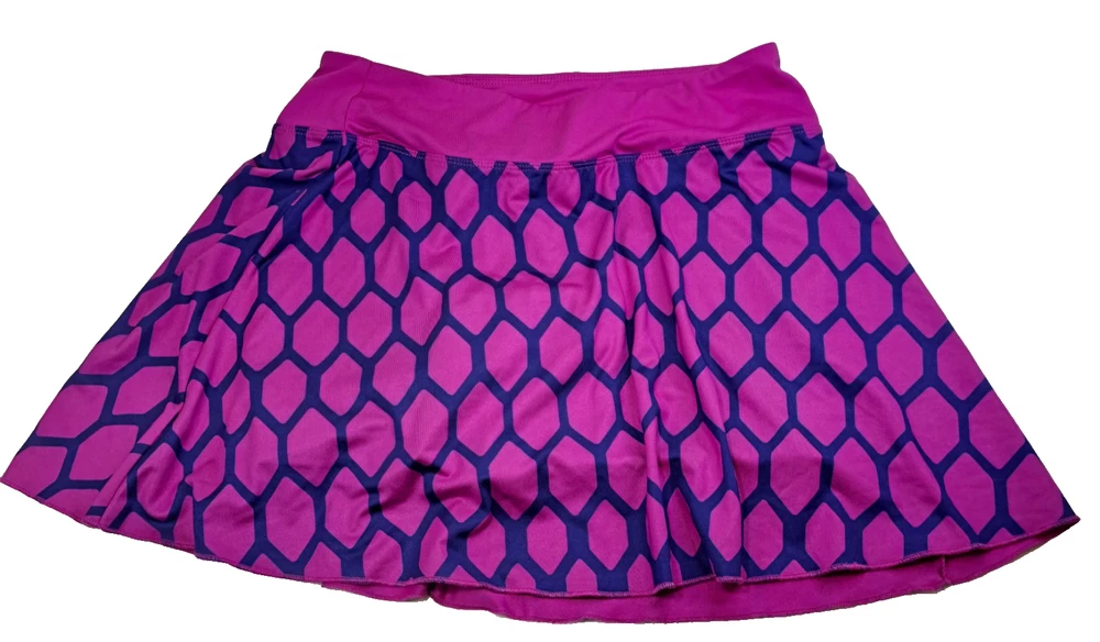Fila Tennis Skirt Skort Women's M Stretch Navy / Magenta Performance Pickleball