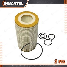 2 Wesfil Oil Filters fits Mercedes Benz CLS350 W219 CLS500 C219 CLS55 E240 W210