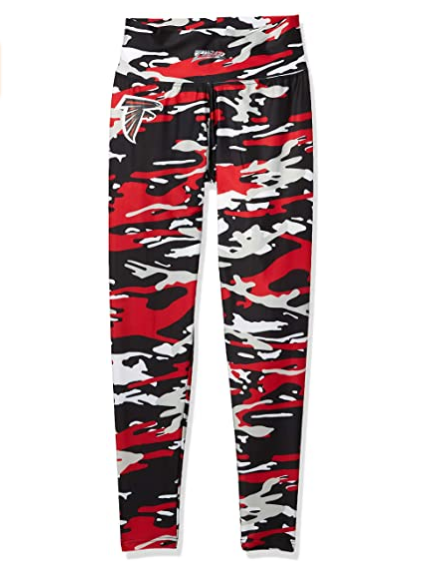 Zubaz NFL Women’s Atlanta Falcons Camo Print Leggings for Fans