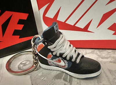 Nike Mini Jordan 3D Trainer Sneaker Schlüsselanhänger Tie Die Huf Dunks High Pro SB Geschenk