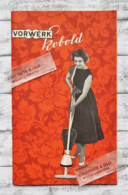 1958 Vorwerk Kobold Vacuum Cleaner Housewife Home Appliance Advertising Vintage