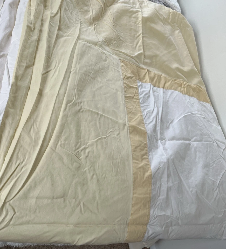 Restoration Hardware Edredón Ropa de cama Queen Lino 86 X 84 Italia 100 % Algodón Foto 3 de 4