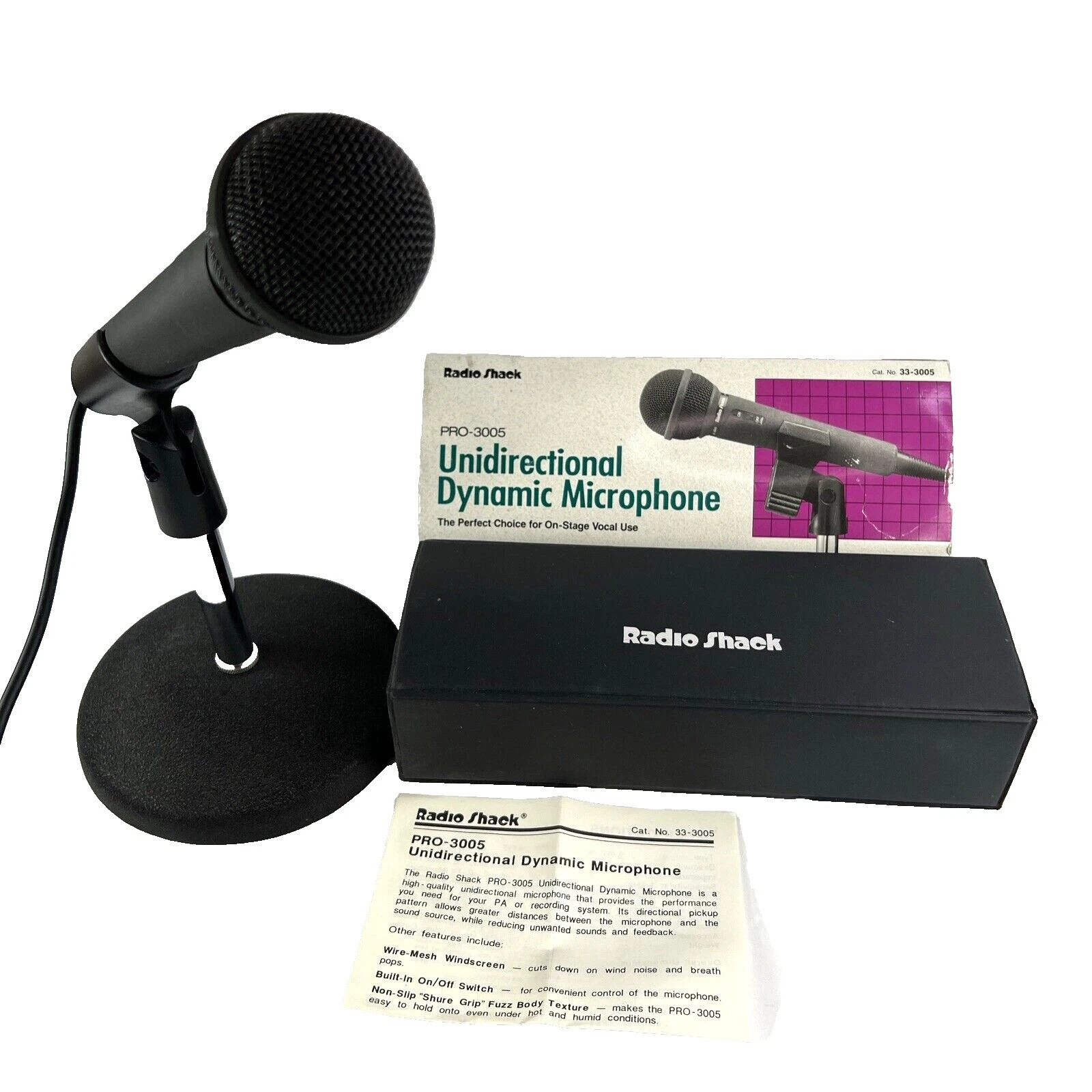 RadioShack Wired Pro Audio Microphones