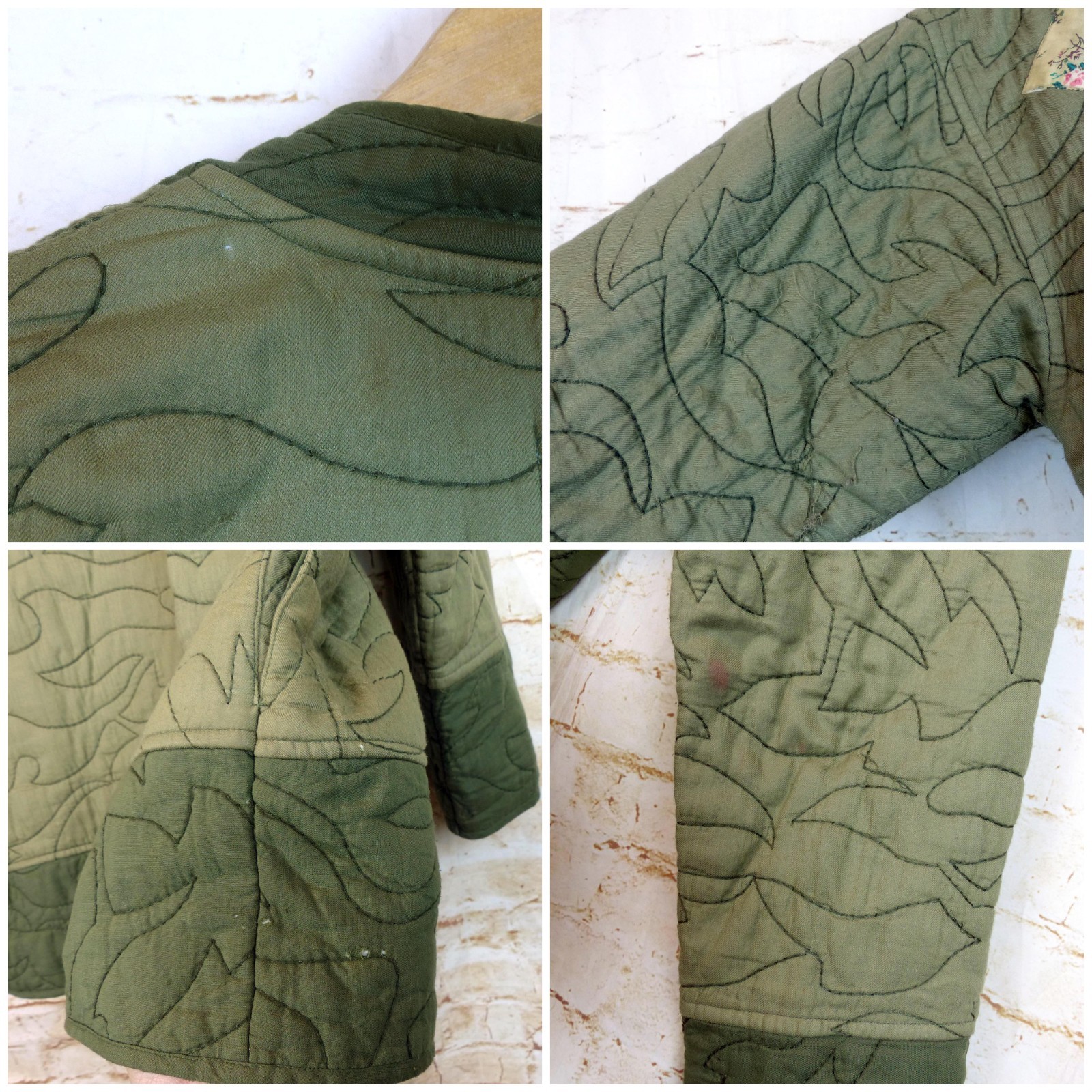 Anthropologie Quilted Patchwork Jacket Womens M G… - image 9