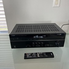 Yamaha RX-V375 5.1 Ch HDMI Home Theater Surround Receiver Stereo Remote Bundle