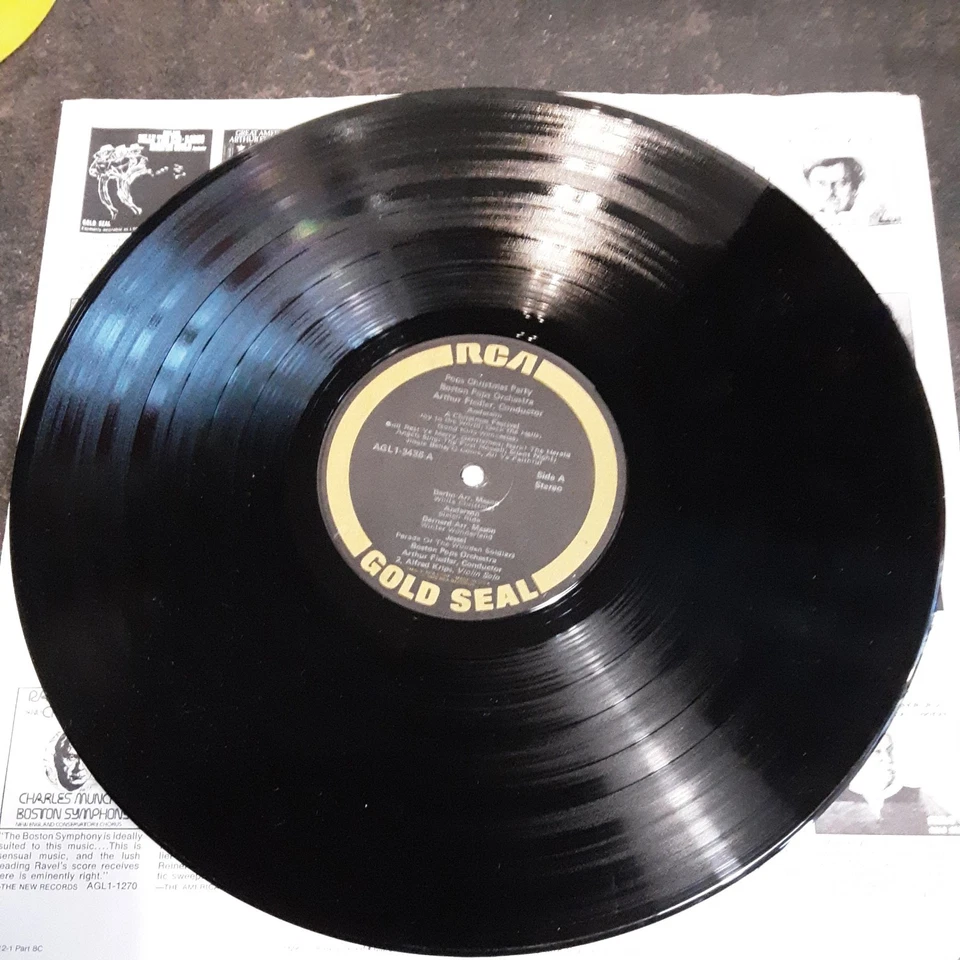 Arthur Fiedler Boston Pops Christmas Party 1979 LP Festival Rudolph Santa Sleigh - Image 3 of 4