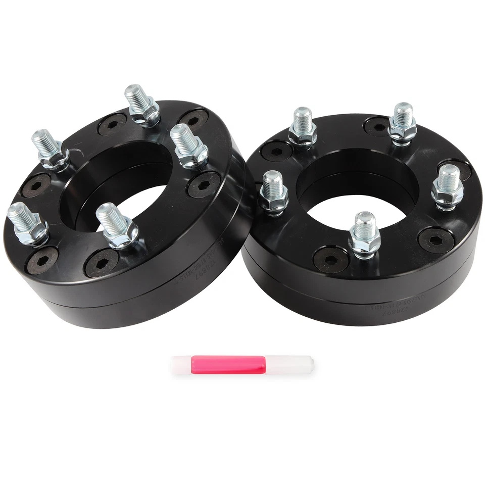 2x 2" 6x5.5 to 5x5 Conversion Wheel Adapters For Chevrolet Express 1500 2003-14 - Image 2 of 4