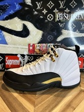 Nike Air Jordan 12 Royalty Taxi 2021 Size 12 Brand New CT8013-170 Black Gold
