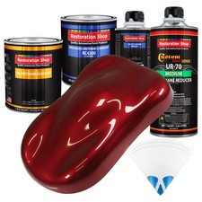 Fire Red Pearl Quart Urethane Basecoat Clearcoat Car Auto Body Paint Kit Fire Red Pearl Quart Urethane Basecoat Clearcoat Car Auto Body Paint Kit