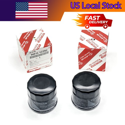 #ad #ad 2Pcs Genuine OEM Toyota RAV4 Lexus Engine Oil Filters 90915 YZZN1 90915 YZZN2 $13.90