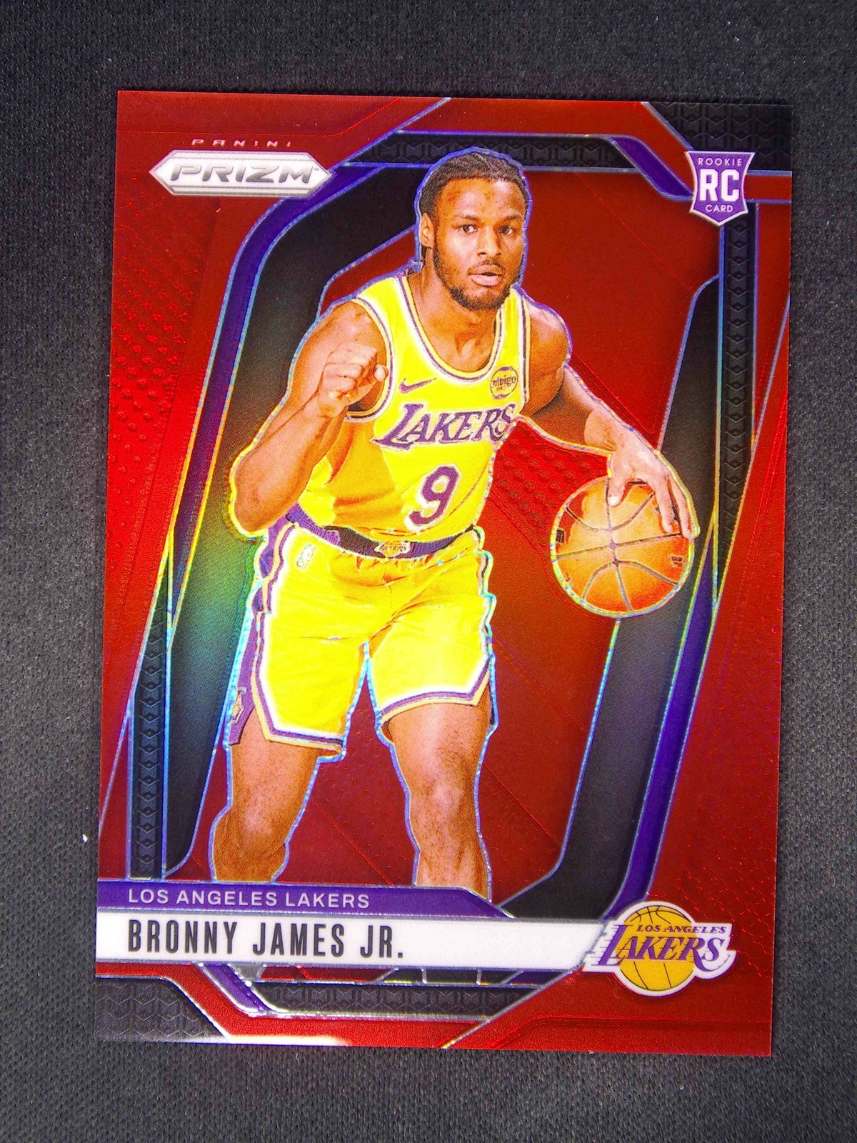 2024-25 Panini Prizm Bronny James Jr. #243 RC Rookie Red Prizm /299