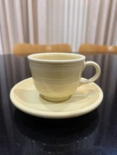 Fiesta Ivory Teacup / Coffee and Saucer  FIESTAWARE