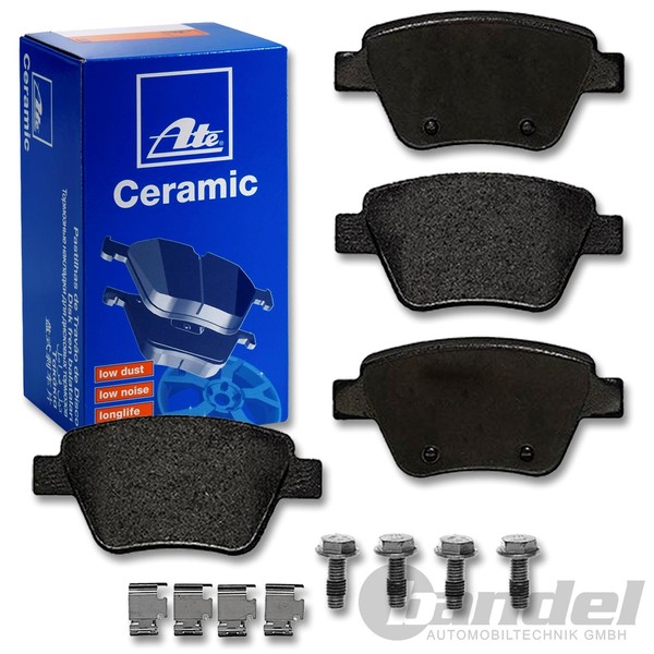ATE Ceramic BremsbelÄGe Hinten FüR Audi A1 A3 8P+LEON Altea+Octavia Superb Yeti-image