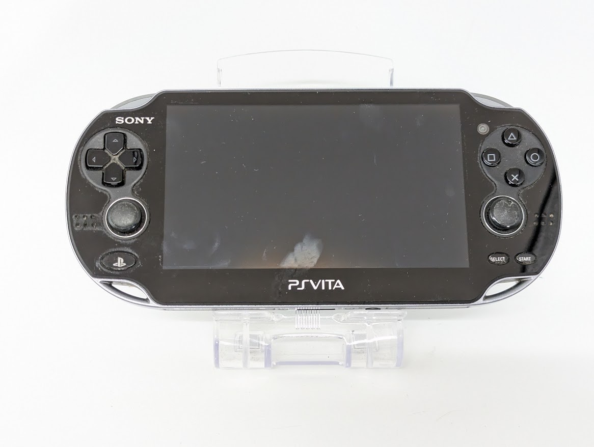 B5884 Sony PS Vita PCH-1100 console Black Handheld system PSV w