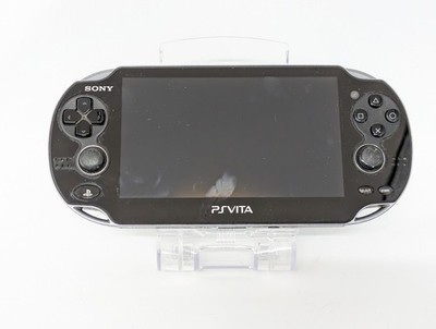 B5884 Sony PS Vita PCH-1100 console Black Handheld system PSV w
