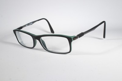 Ray Ban Brille RB 7017 Unisex Schwarz 5197 Vollrand Kunststoff Brille Brillengestell