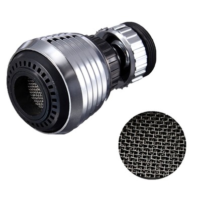 360° Rotate Swivel Faucet Nozzle Filter Water Saving Aerator Faucet Head Kitchen