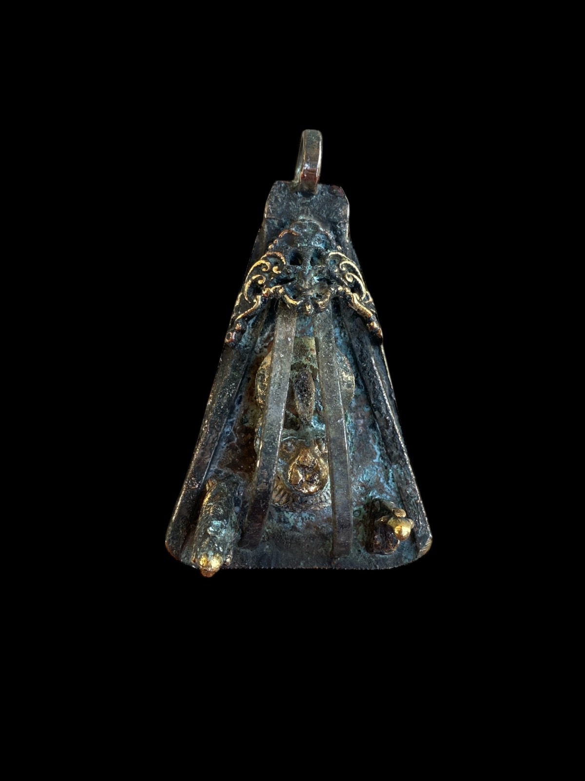 Goddess Sekhmet Vintage Pendant , Handmade Late Period Art