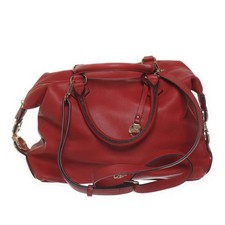 L.Credi, Umhängetasche, Damen, Polyester/Polyurethan, Rot, 30, 14, 22 cm #y4x