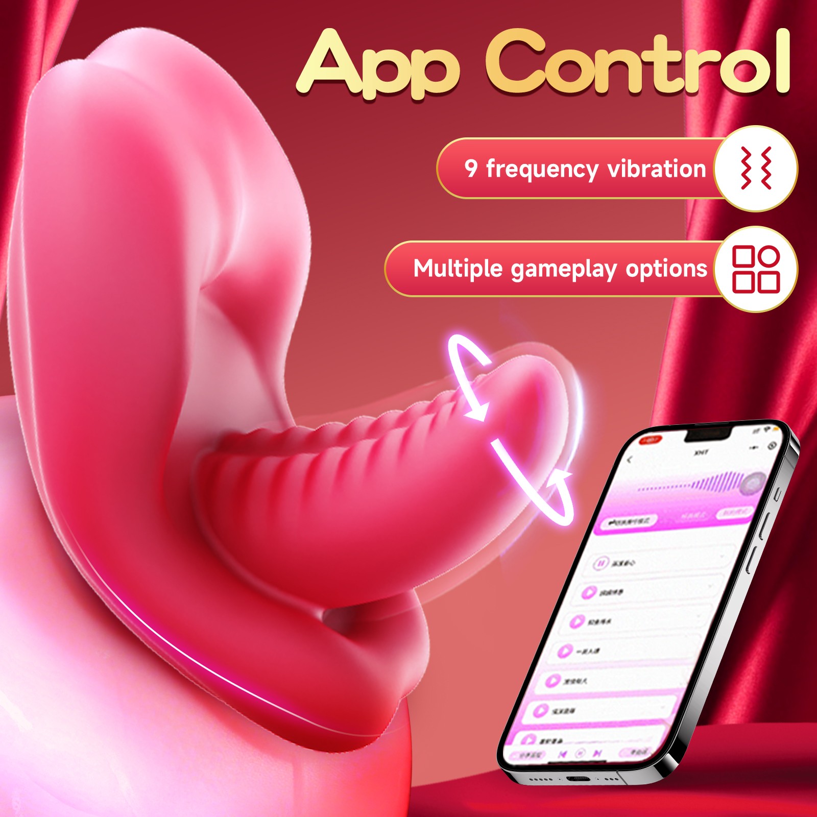 Vibrator mit APP für sie Klitoris G-Punkt Stimulation Sexspielzeug für Frauen DE