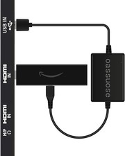 USB Power Cable Adapter for Fire TV Stick,Powers Streaming Sticks Black