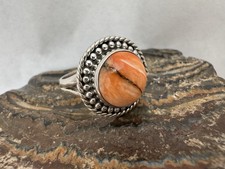 Spiny Oyster 925 Sterling Southwestern Ring Size 8.5