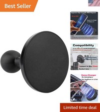 Versatile Magnetic Phone Mount for RAM 1" Ball - Secure Magsafe Compatibility