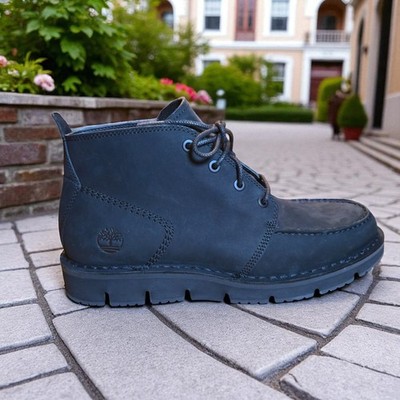 Timberland Mens Black Solid Sensaflex Comfort Insoles Casual Boots Size 8.5 New
