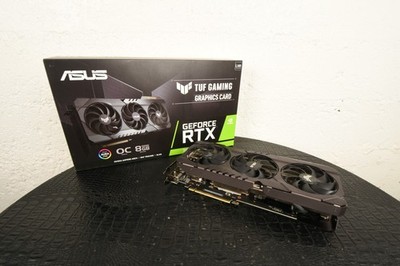 ASUS TUF GeForce RTX 3060 Ti OC 8GB GDDR6 Graphics Card with Original Box
