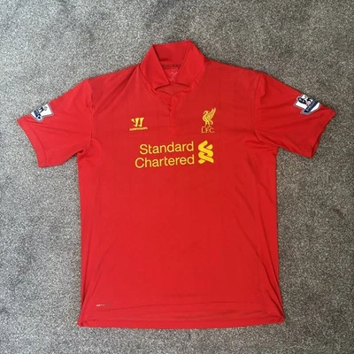Authentic Liverpool LFC 2012/ 2013 Men’s Home Football Shirt Top Suarez 7 - Image 1 of 4