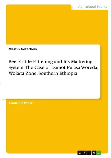 Mesfin Getachew | Beef Cattle Fattening And It's Marketing System. The Case...-image