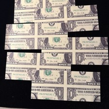 6 Pack - Mismade 1 Dollar Bill     Bill Chang...