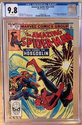 Amazing Spider-Man 239 CGC 9.8 WP Marvel Comics 1983 Hobgoblin, Madame Web