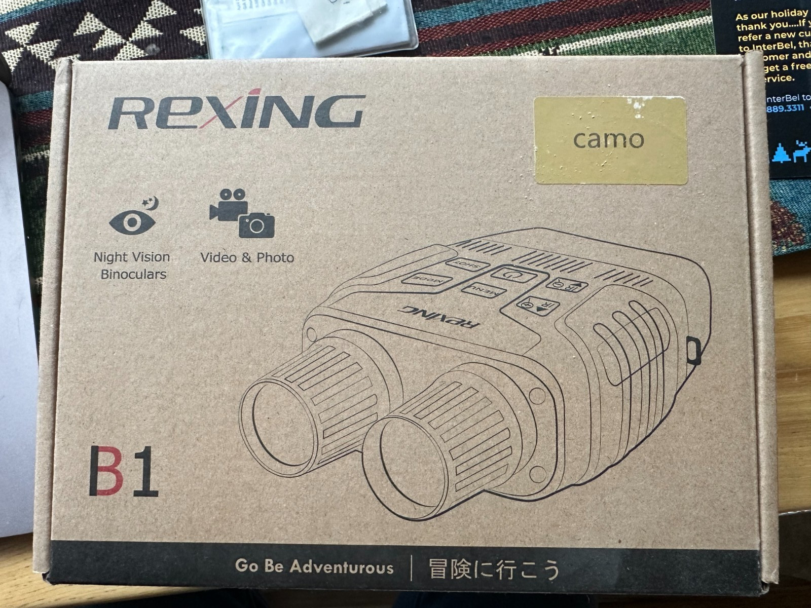 Binoculars With Lcd Screen And Video Recording  Camo