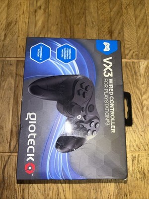 Gioteck VX3 Wired Controller for PS3 and PC Neu In Ovp