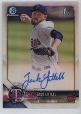 2018 Bowman Chrome Prospect Refractor 64/499 Zack Littell #CPA-ZL Auto 1cc7