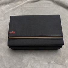 Vintage 1990s Starite Cassette Tape Case Soft Side For 30 Cassettes Black 