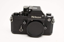Nikon F2 Black 35mm SLR body w/DP-1 finder, very clean  accurate, Timeless