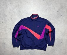 Nike Vintage 80  s 90  s Nylon Track Jacket Swoosh Drill Retro