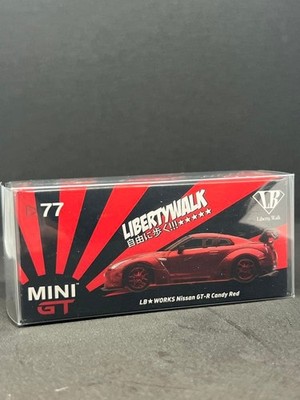 MINI GT 77 LBWORKS Nissan GT-R candy red