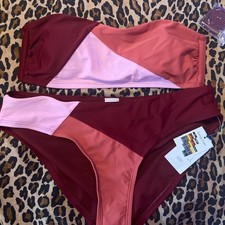 Mauve NWT Time And Tru Bikini Size Small
