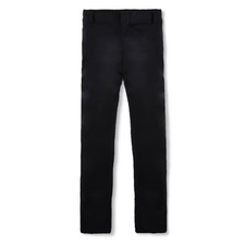 Smiths American Boys Uniform Pants Flat Front Twill Black Size 14